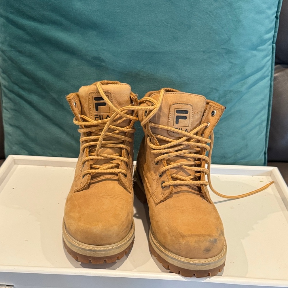 Fila Brown Lace-Up Boots